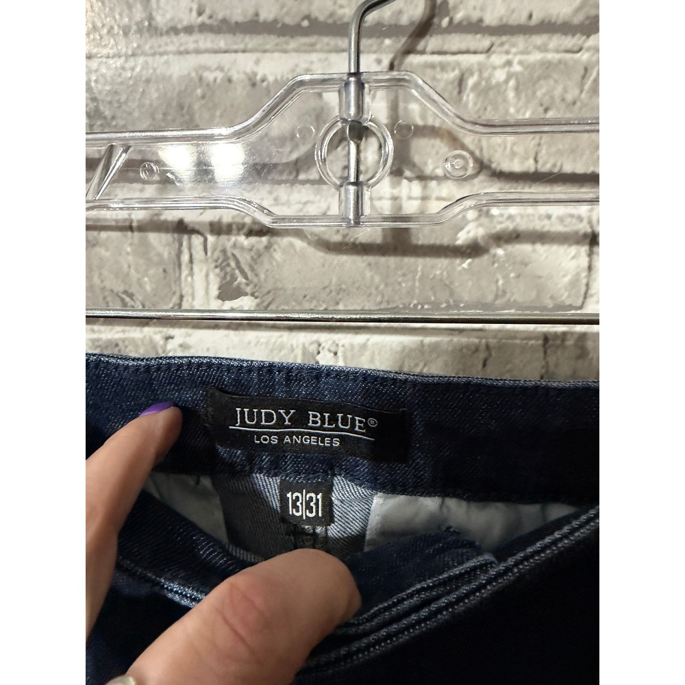 Judy Blue High Waist Flare Jeans with Front Patch Pockets - Picture 5 of 5